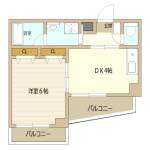 １DKのお部屋、収納力、シャンプードレッサー等、設備充実してます。 画像3